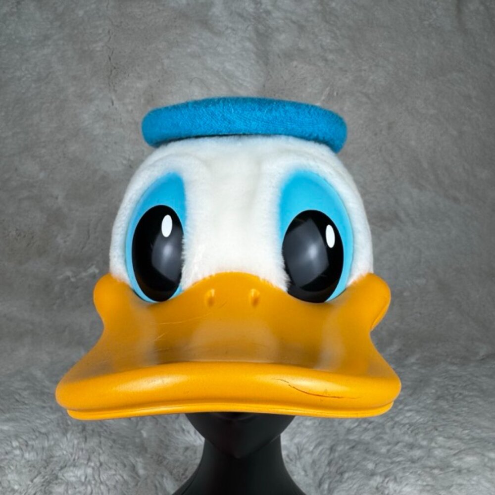 VTG 1980s Donald Duck Snapback Hard Billed Hat Child Disney Character Fashions - Picture 2 of 9